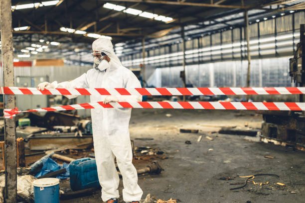 Professional Biohazard technician working in Pantego, NC